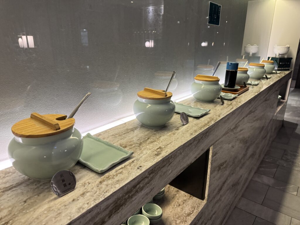 青花驕のタレコーナー