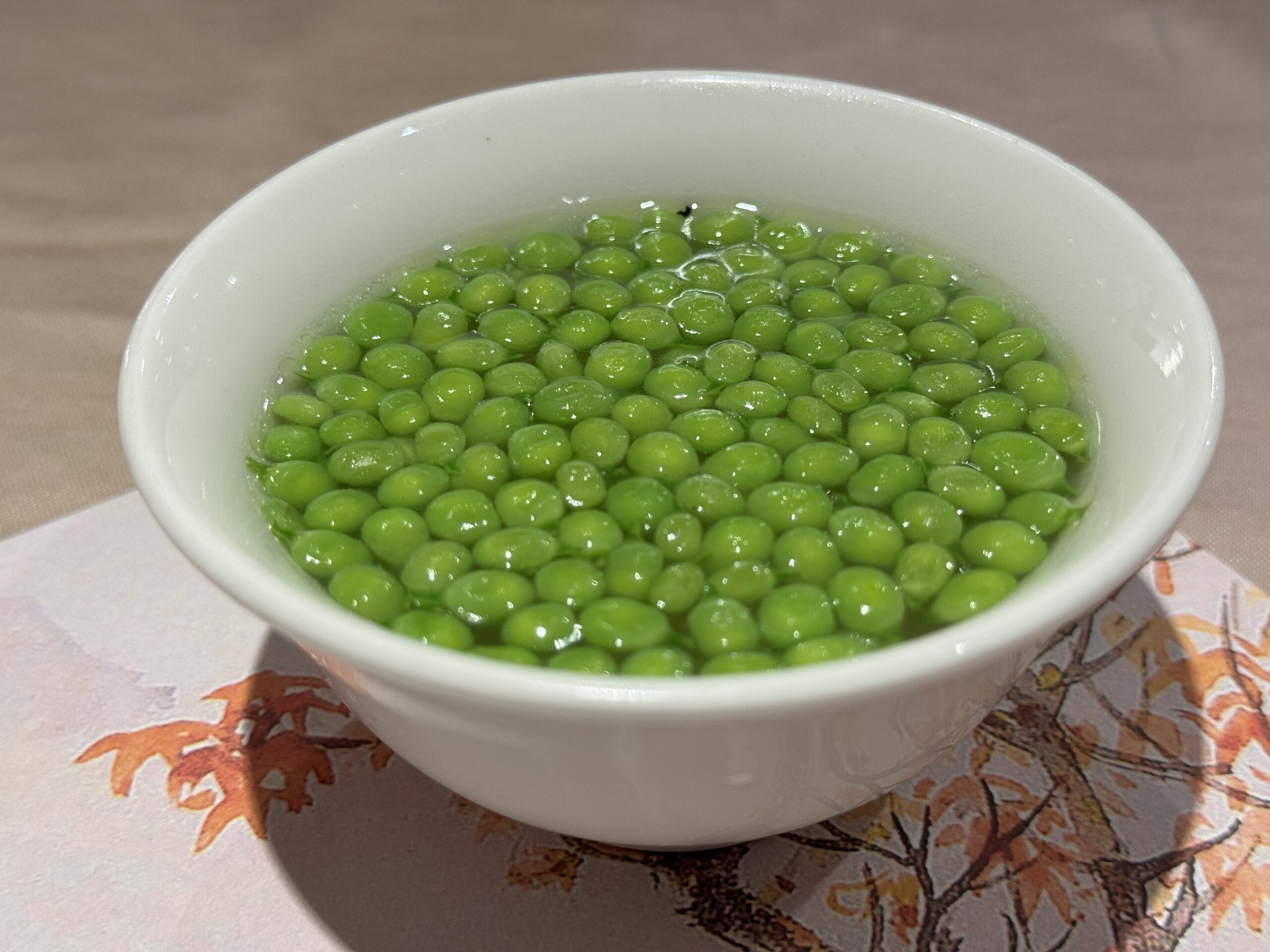 特製グリーンピーススープ